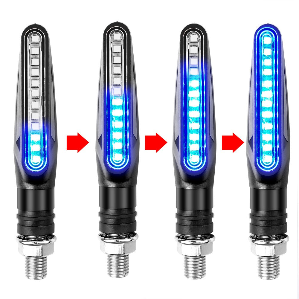 Par de Pisca LED Sequencial Universal Kebedemm - Efeito Dinâmico