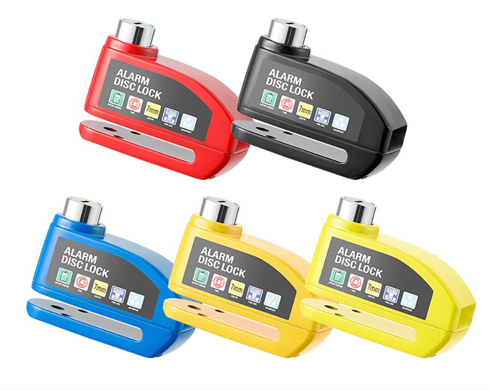 Cadeado Trava de Disco com Alarme 110dB Moto e Bike MDUG - À Prova D'Água