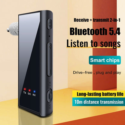 Novo 2 em 1 Bluetooth 5.4 Transmissor e Receptor de Áudio