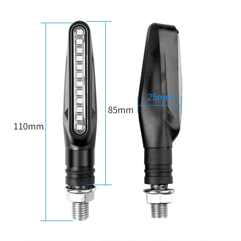 Par de Pisca LED Sequencial Universal Kebedemm - Efeito Dinâmico