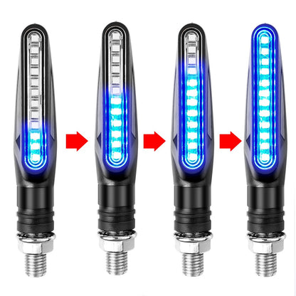 Par de Pisca LED Sequencial Universal Kebedemm - Efeito Dinâmico