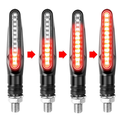 Par de Pisca LED Sequencial Universal Kebedemm - Efeito Dinâmico