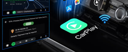 Adaptador Wireless CarPlay para Apple iPhone e Android