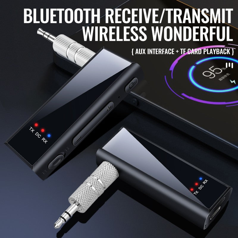 Novo 2 em 1 Bluetooth 5.4 Transmissor e Receptor de Áudio