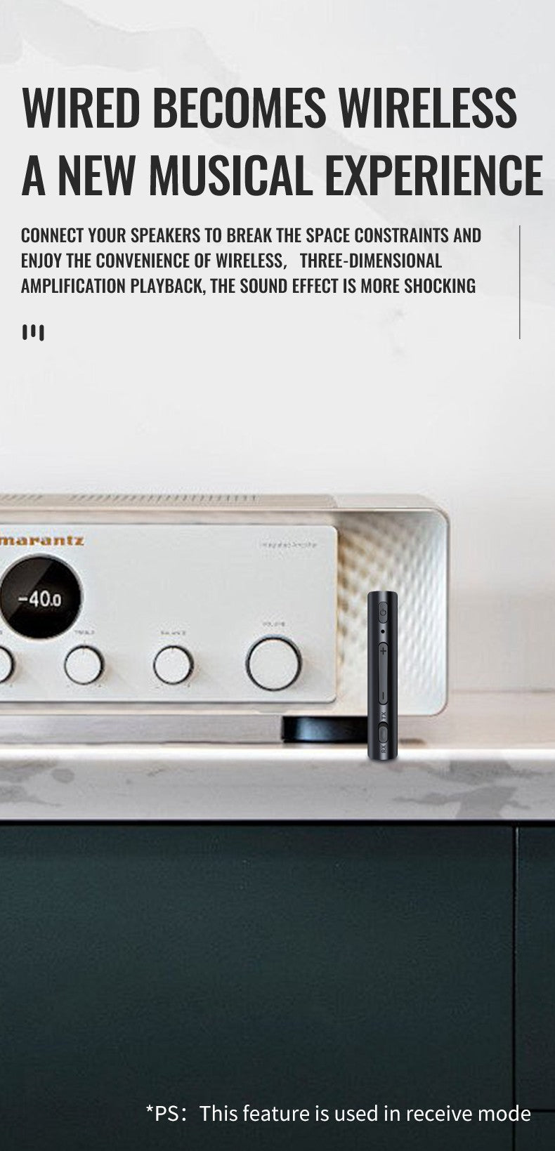 Novo 2 em 1 Bluetooth 5.4 Transmissor e Receptor de Áudio