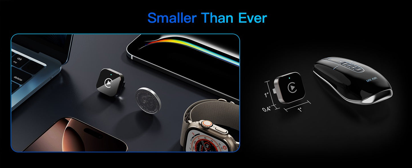 Adaptador Wireless CarPlay para Apple iPhone e Android