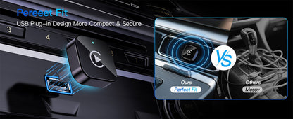 Adaptador Wireless CarPlay para Apple iPhone e Android