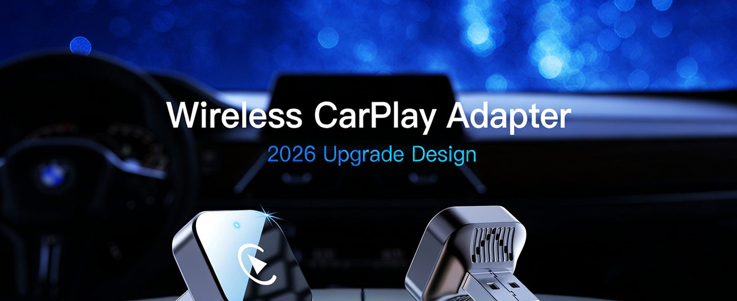 Adaptador Wireless CarPlay para Apple iPhone e Android